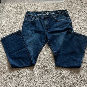 Eddie Bauer dark wash bootcut jeans